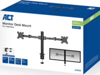 ACT AC8326 10"-32" LCD TV/Monitor asztali tartó kar - Fekete (2 kijelző)