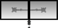 ACT AC8326 10"-32" LCD TV/Monitor asztali tartó kar - Fekete (2 kijelző)
