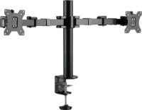 ACT AC8326 10"-32" LCD TV/Monitor asztali tartó kar - Fekete (2 kijelző)