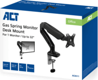 ACT AC8311 13"-32" LCD TV/Monitor asztali tartó kar - Fekete (1 Kijelző)