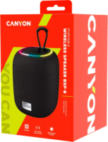 Canyon BSP-8 Hordozható bluetooth hangszóró - Fekete
