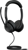 Jabra Evolve2 50 UC Stereo USB-C / Wireless Headset - Fekete