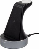 Verbatim WCS-01 Wireless töltőállomás Apple készülékekhez - Ezüst (20W)