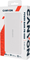 Canyon PB-109 Power Bank 10000mAh - Fehér