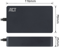 ACT AC2060 Univerzális Notebook töltő 90W