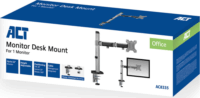 ACT AC8335 17"-32" LCD TV/Monitor asztali tartó kar - Ezüst (1 kijelző)