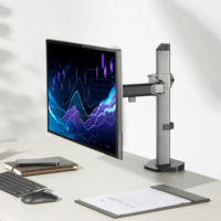 ACT AC8335 17"-32" LCD TV/Monitor asztali tartó kar - Ezüst (1 kijelző)