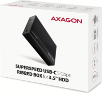 Axagon EE35-GTR 3.5" USB 3.2 Gen 1 Külső HDD/SSD ház - Fekete