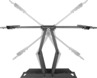 Gembird WM-80ST-02 37"-80" LCD TV/Monitor fali tartó - Fekete (1 kijelző)