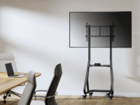 Equip 650608 37"-80" LCD TV/Monitor gurulós tartó - Fekete (1 kijelző)