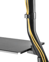 Equip 650608 37"-80" LCD TV/Monitor gurulós tartó - Fekete (1 kijelző)