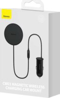 Baseus CW01 Univerzális Mobiltelefon autós tartó/töltő - Fekete