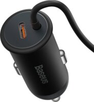 Baseus CW01 Univerzális Mobiltelefon autós tartó/töltő - Fekete