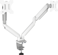 Fellowes Platinum 32" LCD TV/Monitor asztali tartó kar - Fehér (2 kijelző)