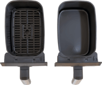 Unold 58685 TwinZone 8L Forrólevegős fritőz - Fekete