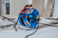 Brennenstuhl Garant IP44 230V Hosszabbítós kábeldob 3 aljzatos 40m - Kék/Fekete