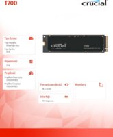Crucial 2TB T700 NVMe M.2 PCIe 5.0 SSD