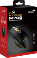 Genius Scorpion M705 Vezetékes Gaming egér - Fekete