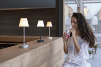 New Garden Lola Slim 30 LED Asztali lámpa - Rózsaszín