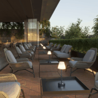 New Garden Lola Slim 30 LED Asztali lámpa - Fekete