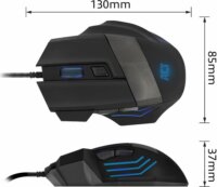 ACT AC5000 Vezetékes Gaming Egér - Fekete