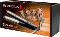 Remington S6500 Sleek&Curl Hajvasaló Kerámia bevonattal 230°C - Fekete/Arany