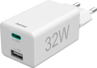 Hama 201692 USB-A / USB-C Hálózati töltő + USB-C Kábel - Fehér (32W)
