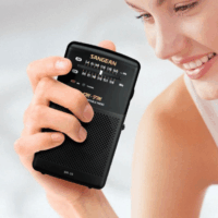 Sangean SR-35 Zsebrádió - Fekete