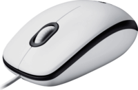 Logitech M100 Vezetékes Egér - Fehér/Szürke