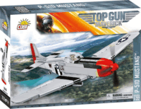 COBI P51D Mustang repülőgép 350 darabos építő készlet