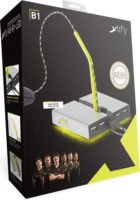 Cherry Xtrfy B1 USB Type-A 2.0 HUB és Egér Bungee (4 Port)