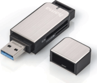 Hama 123900 USB 3.0 Külső kártyaolvasó - Fekete/Ezüst