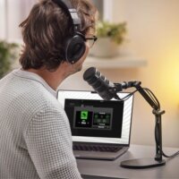 Rode PodMic USB Mikrofon - Fekete