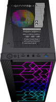 Gembird Fornax 2500 ARGB Számítógépház - Fekete