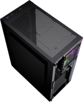 Gembird Fornax 2500 ARGB Számítógépház - Fekete