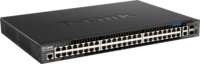 D-Link DGS-1520-52MP/E Gigabit PoE Smart Switch - Fekete