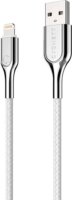 Cygnett Armoured USB apa - Lightning apa Adat és töltő kábel - Fehér (10cm)