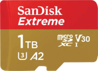 Sandisk 1TB Extreme microSDXC UHS-I Memóriakártya + Adapter
