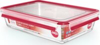 Emsa Clip&Close Üveg ételtároló 3L - Piros