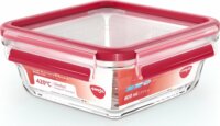 Emsa Clip&Close Üveg ételtároló 0,8L - Piros