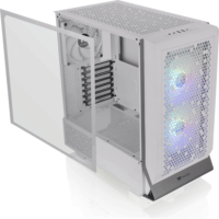 Thermaltake Ceres 300 TG ARGB Snow Számítógépház - Fehér