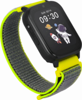 Garett Kids TECH 4G GPS Nyomkövetős gyerek okosóra - Fekete/Zöld