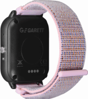 Garett Kids TECH 4G GPS Nyomkövetős gyerek okosóra - Fekete/Rózsaszín