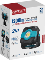 Promate CampMate-3 9000mAh - Fekete/Kék