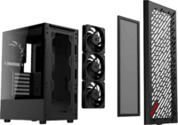 Adata XPG Valor Air Számítógépház - Fekete