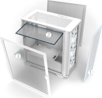 Montech AIR 100 ARGB Számítógépház - Fehér