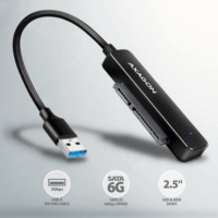 Axagon ADSA-FP2A USB 3.0 SSD Adapter - Fekete