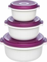 Emsa Micro Family Műanyag ételtároló készlet 0,5L + 1,0L + 1,5L (3 db)