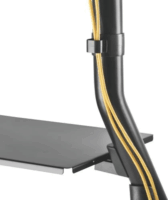 Techly ICA-TR38 60"-105" LCD TV/Monitor gurulós tartó - Fekete (1 kijelző)