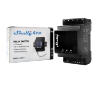 Shelly Pro 4PM Okosrelé fogyasztásmérővel - Wifi+Ethernet (16 A)